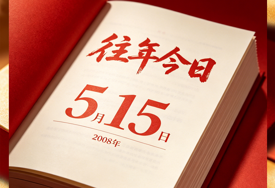 往年今日｜5月15日｜2008年｜红桃K集团捐赠百万元药品驰援汶川｜成为红桃K公益历程中传递温暖践行责任的重要历史印记
